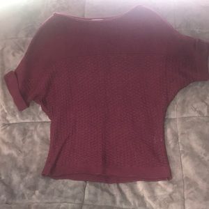 Women’s New York and Company maroon sweater